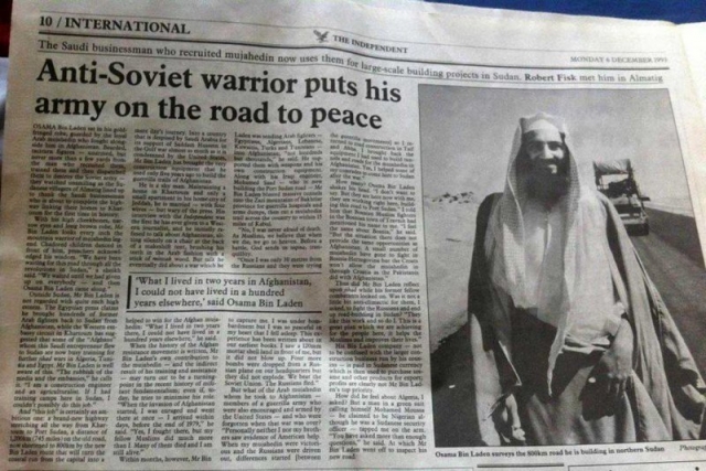 Osama Bin Laden Peace Warrior Fair Use