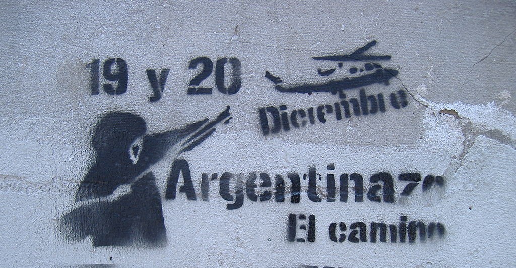 Graffiti Argentinazo Image Pablo D. Flores Wikimedia Commons