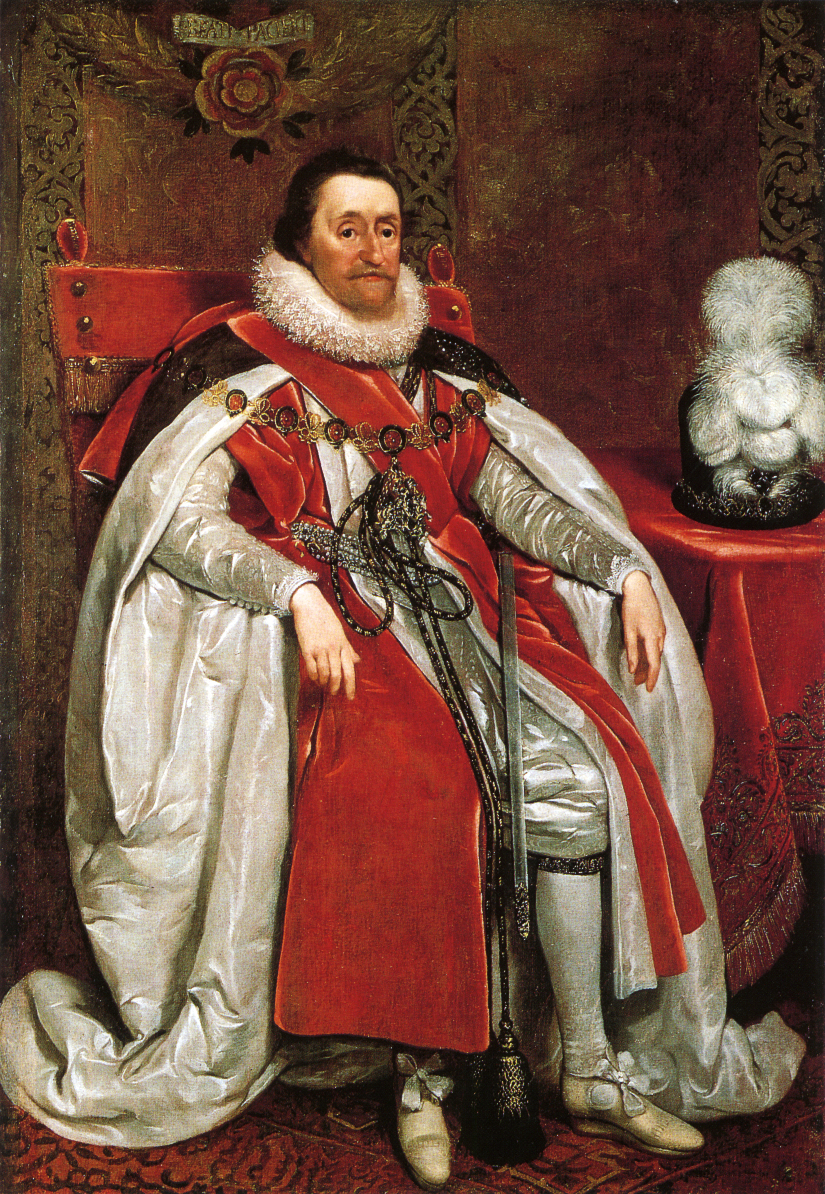 James I of England by Daniel Mytens Image public domain