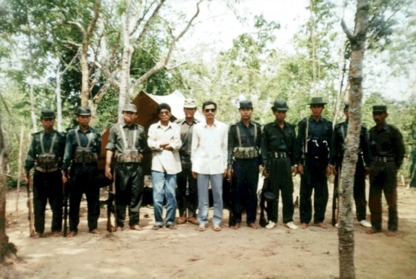 A secret Shanti Bahini camp, May 5, 1994. Photo by Biplob Rahman.
