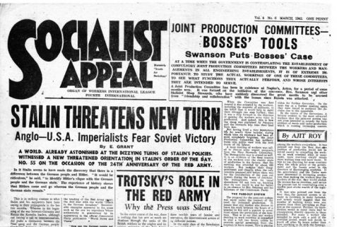 Socialist Appeal, March 1942