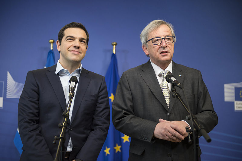 800px Tsipras and Junker Image Αλέξης Τσίπρας Πρωθυπουργός της Ελλάδας