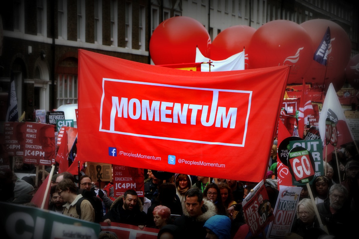 Momentum demo Image Socialist Appeal
