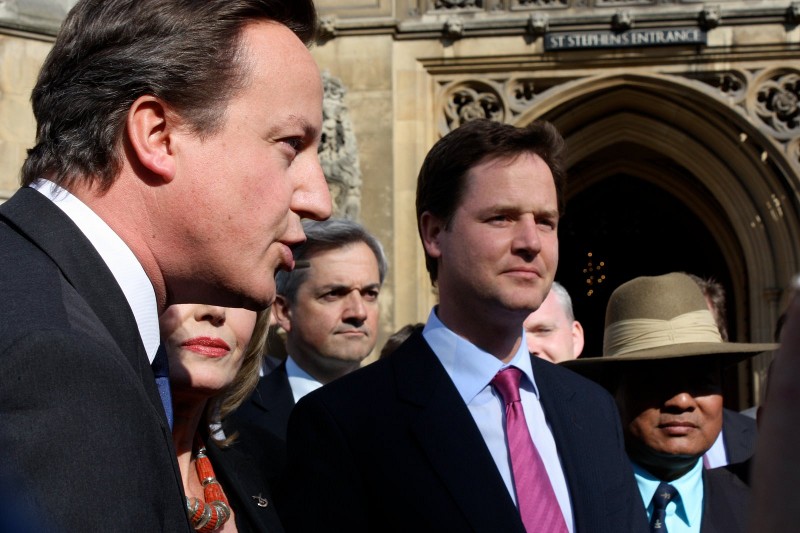 David Cameron and Nick Clegg. Photo by Office of Nick Clegg.