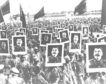 Chinese communists celebrate Stalins birthday 1949