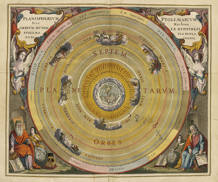 Ptolemaic universe Image public domain