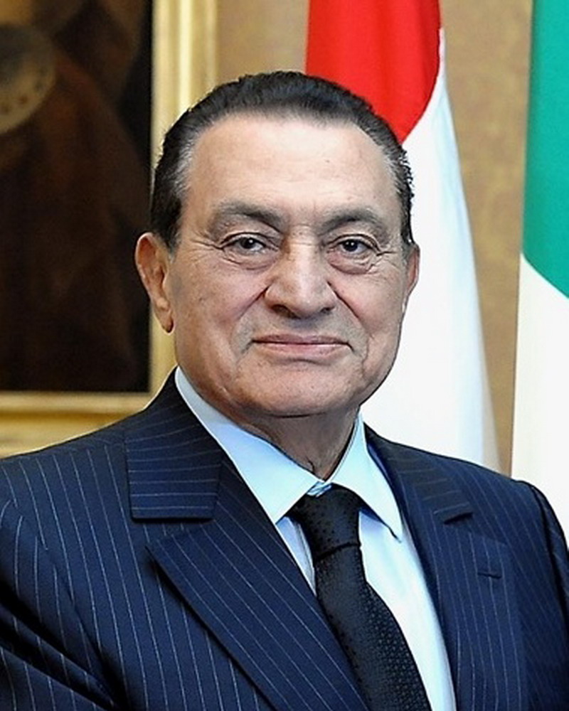 Hosni Mubarak ritratto Image Presidenza della Repubblica