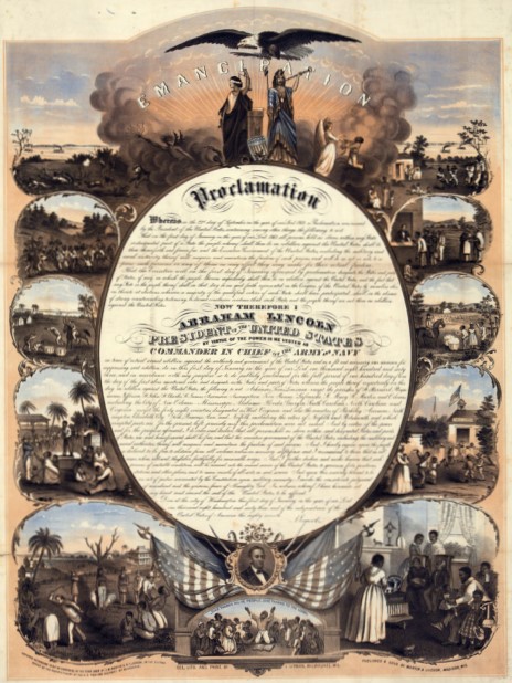 Emancipation proclamation Image public domain