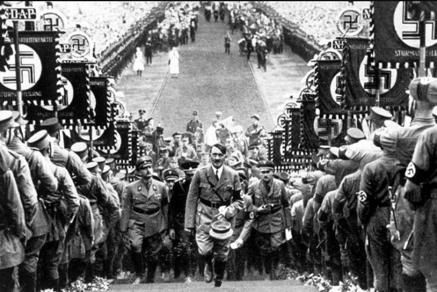 Hitler rally Image public domain