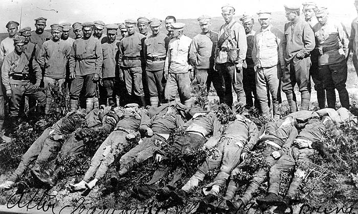 Czechoslovaks victims of Bolshveki near Vladivostok Image public domain