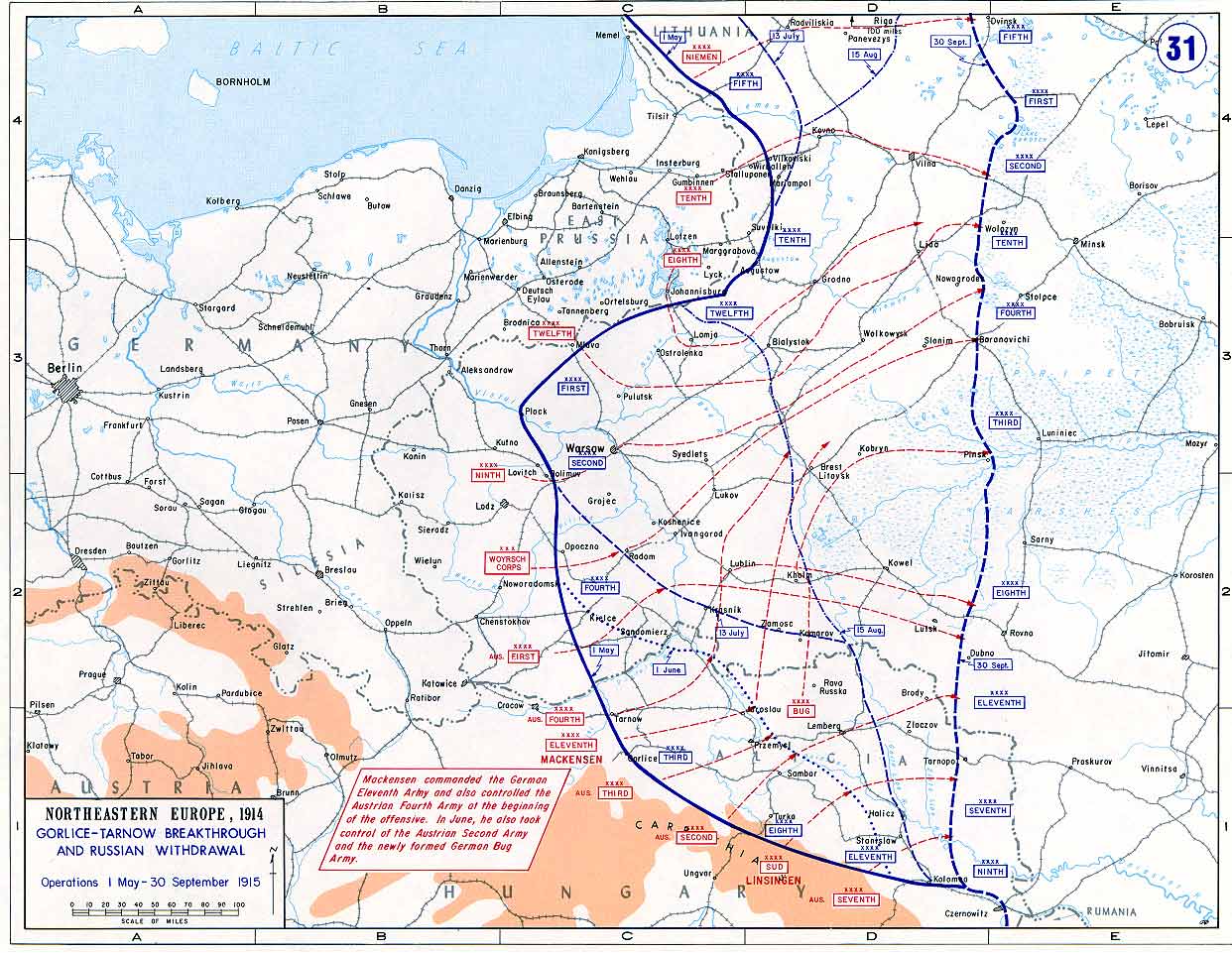 The Great Retreat at the Eastern Front - Image: Public Domain