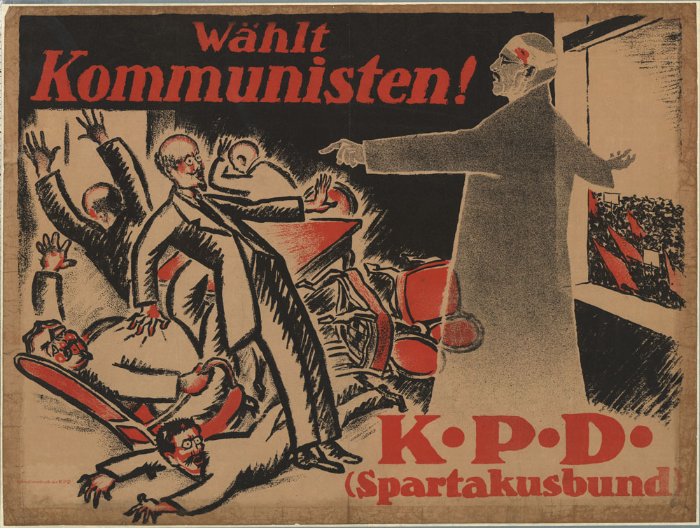 KPD propaganda poster Image Flickr IISG