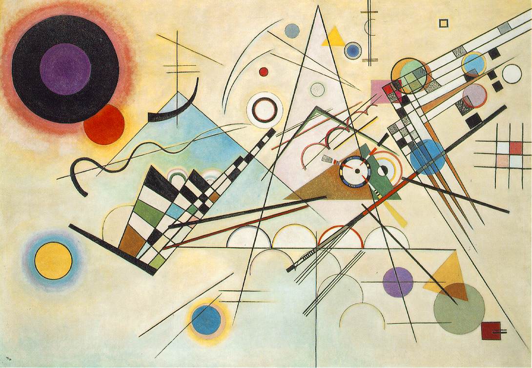 Composition 8, huile sur toile by Kandinsky - Photo: Public Domain