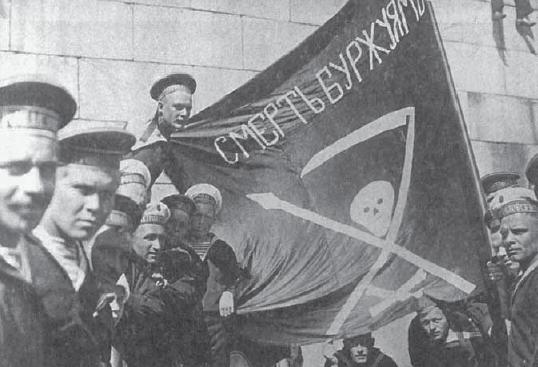 Kronstadt sailors in 1917 Image Anarkistimatruuseja