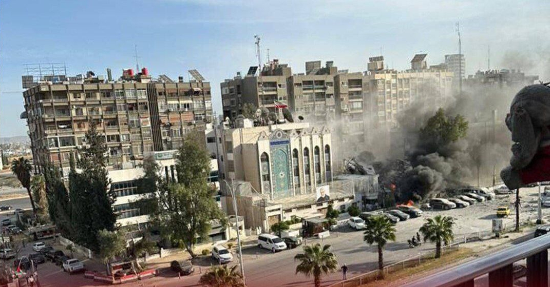 Damascus attack Image Rajanews