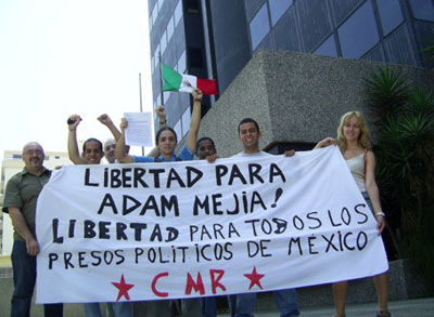 Pickets of Mexican Embassies worldwide for the release of all political prisoners