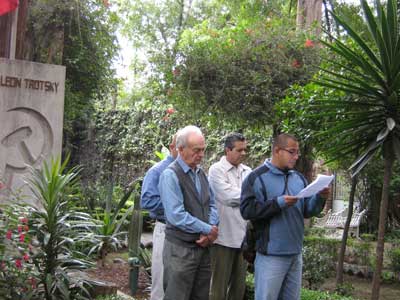 Commemoration meeting of Ted Grant in Mexico