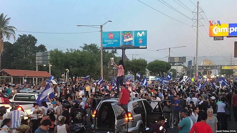 Protests in Nicaragua 2018 Image Voice of America