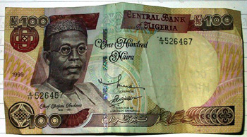 The Nigerian currency (Naira) has started its free fall (Photo by Danny McL on flickr)