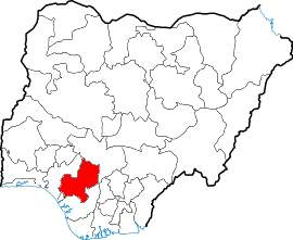 Edo State in Nigeria, drawn by Jaimz Height-Field
