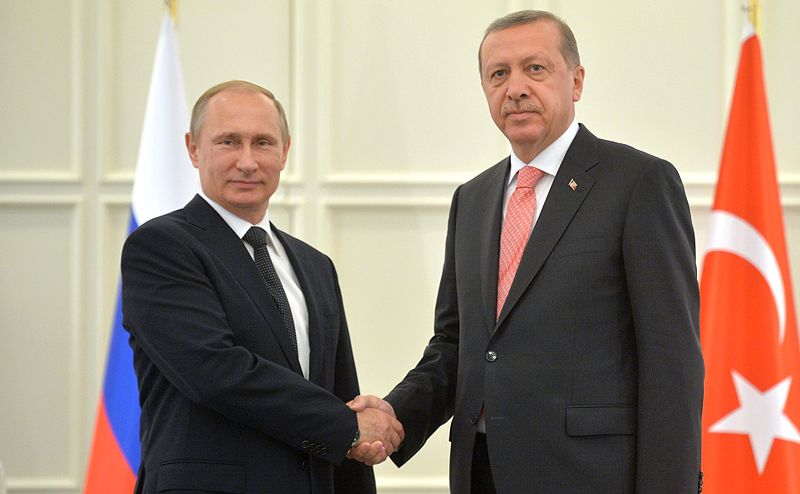 Vladimir Putin and Recep Tayyip Erdoğan Пресс служба Президента Российской Федерации