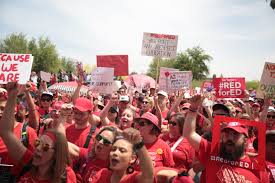 red for ed arizona teachers strike Image Arizona Education Association Flickr