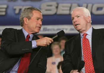 Bush and McCain