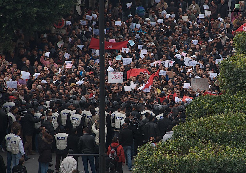 tunisian revolution Image Chris Belstan Flickr