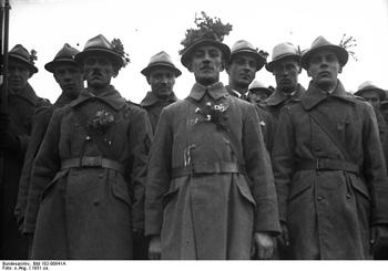 Members of the Heimwehr (Photo by Deutsches Bundesarchiv on Wikipedia)