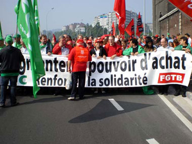 Demonstration in Lieges