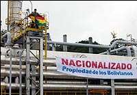 El gobierno boliviano “nacionaliza” los hidrocarburos