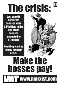 The Crisis: Make the bosses pay! - Manifesto of the International Marxist Tendency