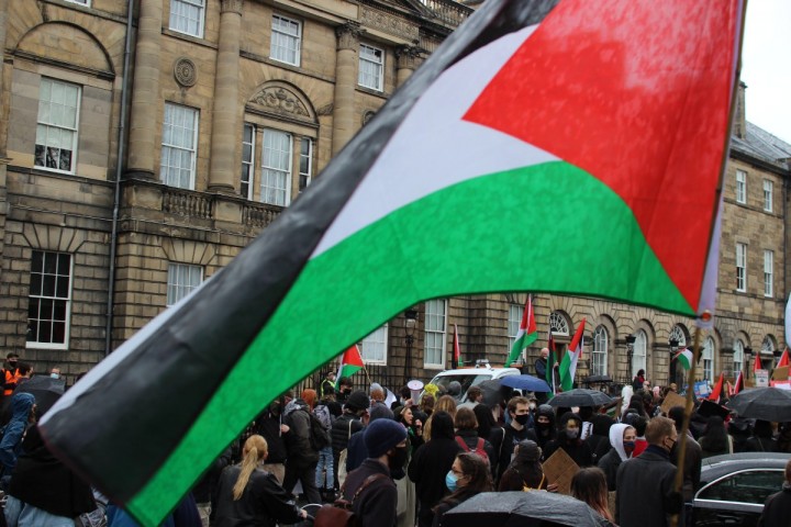 Palestine demo May 2021 Edinburgh Image Socialist Appeal