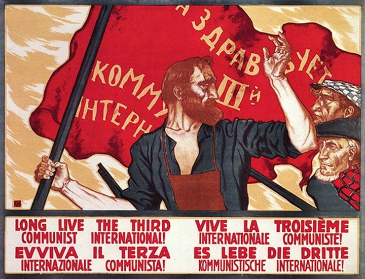 Long live the third communist international Image public domain
