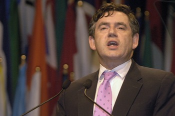 Every effort is being made to discredit the strike and Labour leader Gordon Brown has sided with the bosses. Photo by IMF.