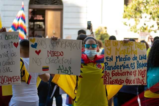 Granada Colombia protests 2