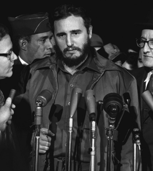 Fidel Castro in 1959. Photo from Library of Congress.