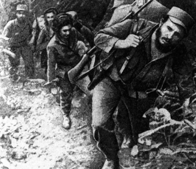 Fidel Castro in his days as a guerrilla