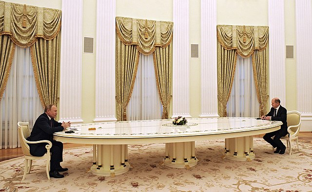 Putin Scholz meeting Image kremlin.ru