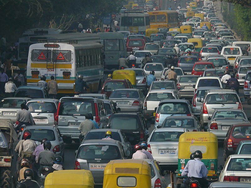 Delhi traffic Image NOMAD