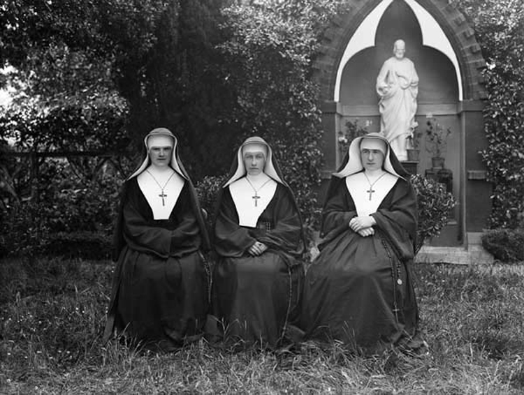 Nuns Image National Library of Ireland on The Commons