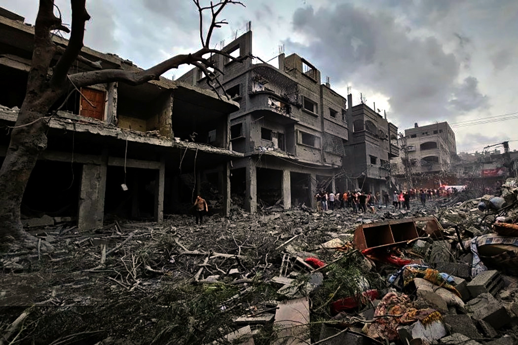 Gaza destruction Image Fars Media Corporation Wikimedia Commons