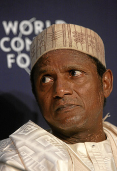 Yar' Adua, President of Nigeria. Photo by Andy Mettler.