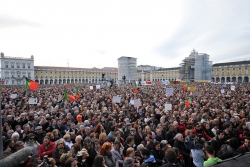 2 March demonstration in Lisbon. Photo: Bloco