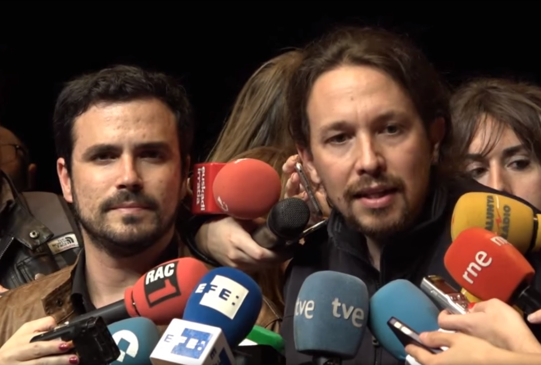 Alberto Garzón y Pablo Iglesias Image Podemos