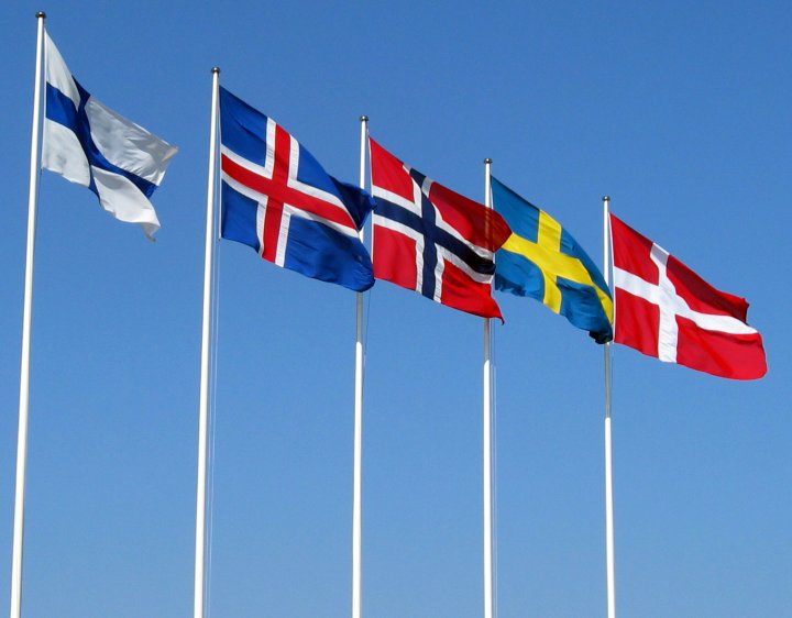 Nordic flags Image Hansjorn Wikimedia Commons