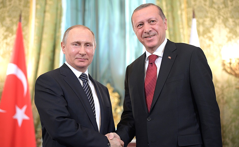 Erdogan and Vladimir Putin Image KremlinRU