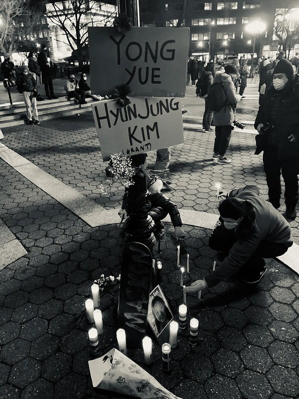 Asian Hate Killings NYC Vigil Image Andrew Ratto Flickr
