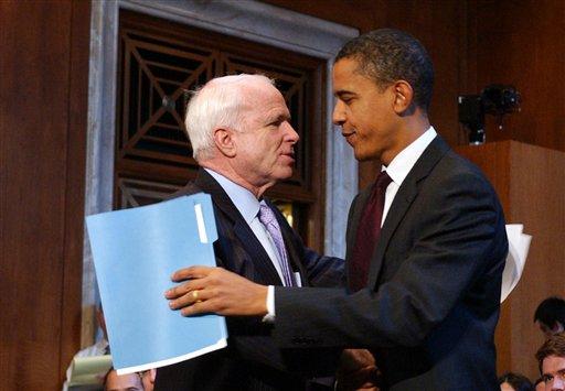 Obama and McCain - not so different. Photo by Chesi on Flickr.